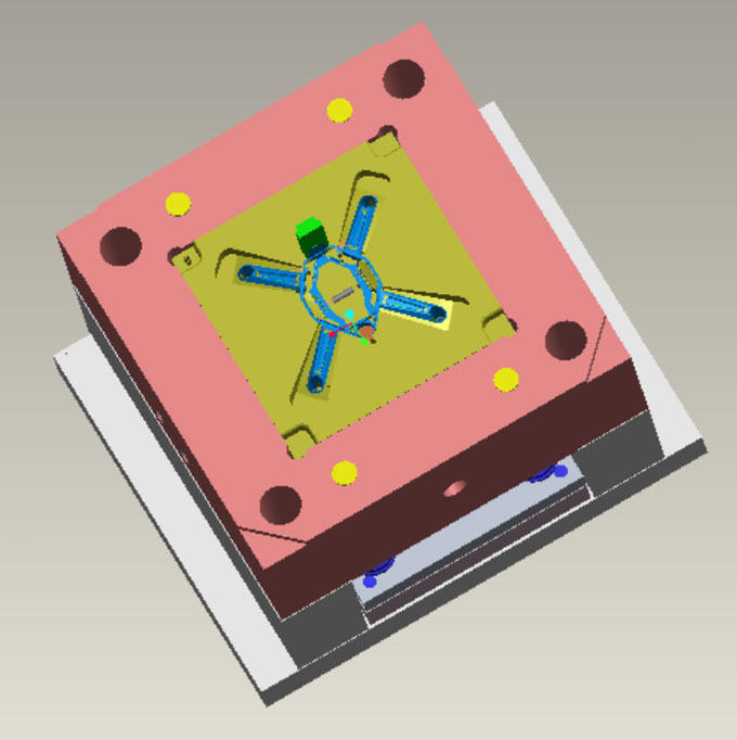 UAV frame 3D injection mold design